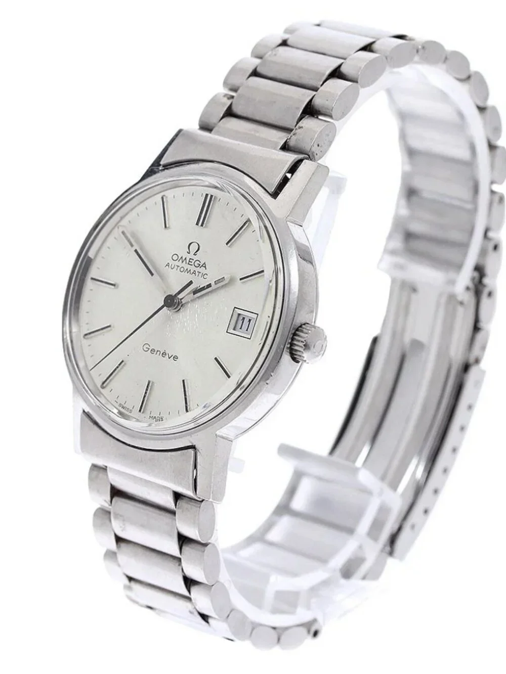 OMEGA Geneve 166.0163 Date cal.1012 Silver Dial Automatic Men's Watch_956872